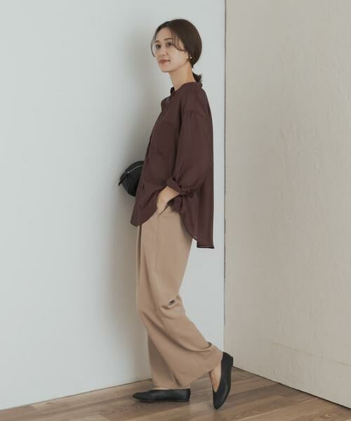 URBAN RESEARCH DOORS / アーバンリサーチ ドアーズ シャツ・ブラウス | シアーバンドカラーシャツ | 詳細6