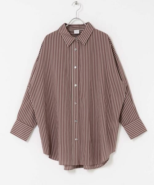 URBAN RESEARCH DOORS / アーバンリサーチ ドアーズ シャツ・ブラウス | ストライプオーバーシャツ | 詳細10