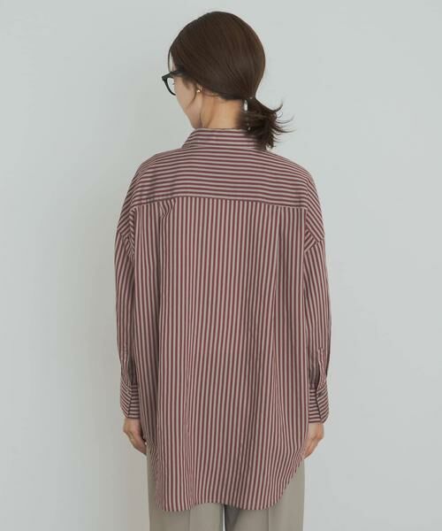 URBAN RESEARCH DOORS / アーバンリサーチ ドアーズ シャツ・ブラウス | ストライプオーバーシャツ | 詳細9
