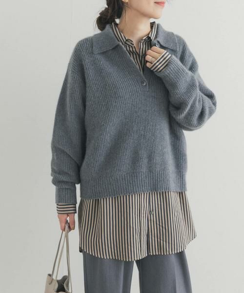 URBAN RESEARCH DOORS / アーバンリサーチ ドアーズ シャツ・ブラウス | ストライプオーバーシャツ | 詳細13