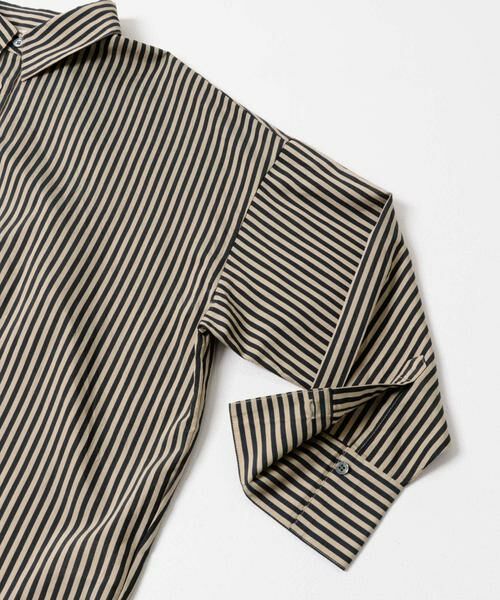 URBAN RESEARCH DOORS / アーバンリサーチ ドアーズ シャツ・ブラウス | ストライプオーバーシャツ | 詳細22