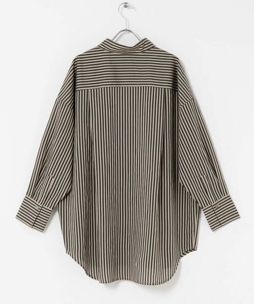 URBAN RESEARCH DOORS / アーバンリサーチ ドアーズ シャツ・ブラウス | ストライプオーバーシャツ | 詳細24