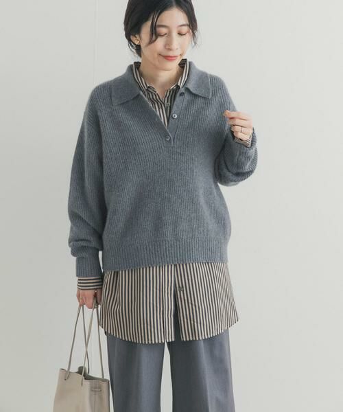 URBAN RESEARCH DOORS / アーバンリサーチ ドアーズ シャツ・ブラウス | ストライプオーバーシャツ | 詳細14