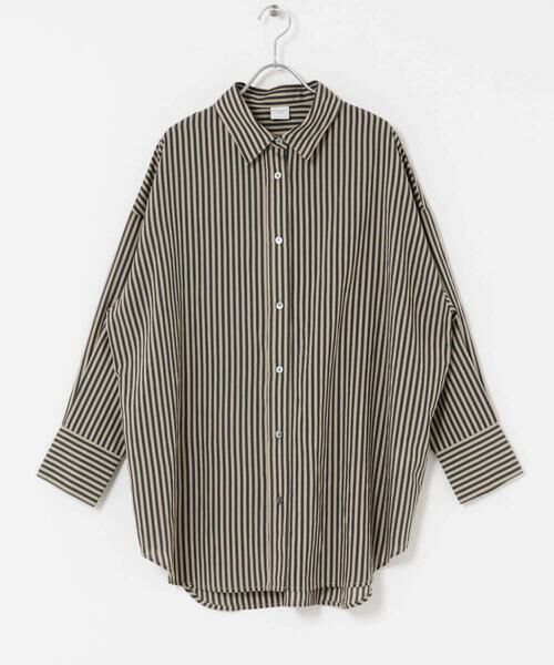 URBAN RESEARCH DOORS / アーバンリサーチ ドアーズ シャツ・ブラウス | ストライプオーバーシャツ | 詳細20