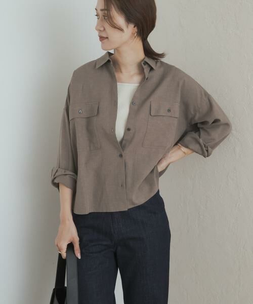 URBAN RESEARCH DOORS / アーバンリサーチ ドアーズ シャツ・ブラウス | 『セットアップ対応』 ワークポケットシャツ | 詳細12