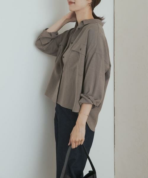 URBAN RESEARCH DOORS / アーバンリサーチ ドアーズ シャツ・ブラウス | 『セットアップ対応』 ワークポケットシャツ | 詳細13