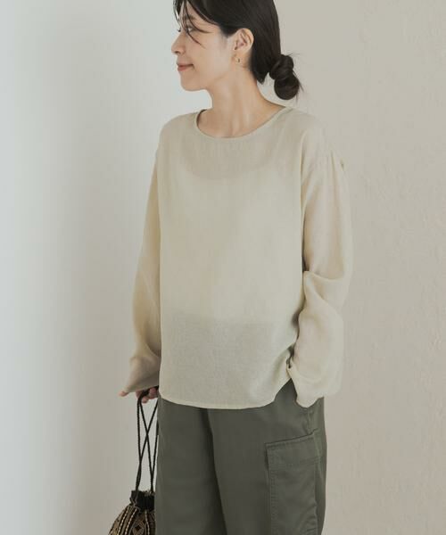 URBAN RESEARCH DOORS / アーバンリサーチ ドアーズ シャツ・ブラウス | シアーTシャツブラウス | 詳細1