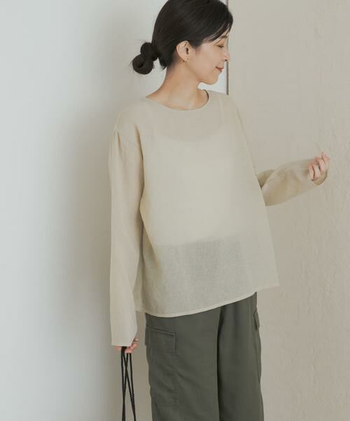 URBAN RESEARCH DOORS / アーバンリサーチ ドアーズ シャツ・ブラウス | シアーTシャツブラウス | 詳細4