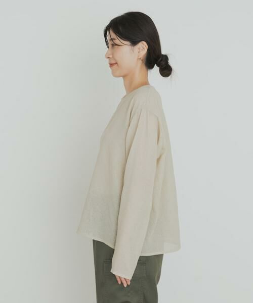 URBAN RESEARCH DOORS / アーバンリサーチ ドアーズ シャツ・ブラウス | シアーTシャツブラウス | 詳細8