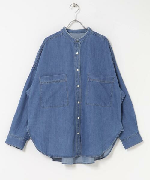 デニムバンドカラーシャツ （シャツ・ブラウス）｜URBAN RESEARCH
