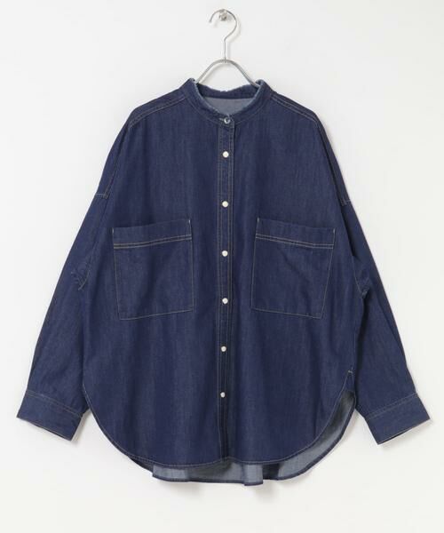 URBAN RESEARCH DOORS / アーバンリサーチ ドアーズ シャツ・ブラウス | デニムバンドカラーシャツ | 詳細20