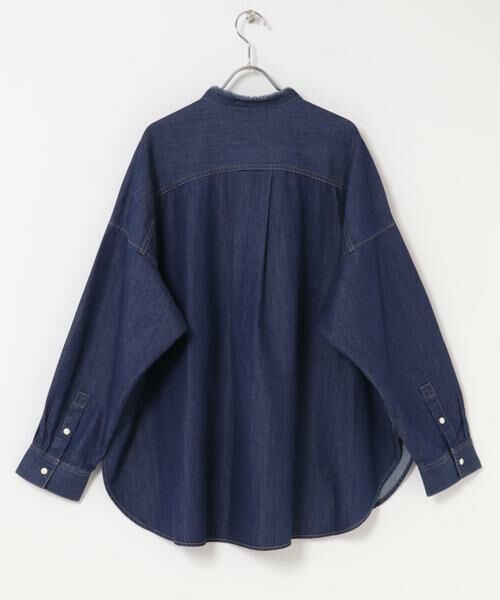 デニムバンドカラーシャツ （シャツ・ブラウス）｜URBAN RESEARCH