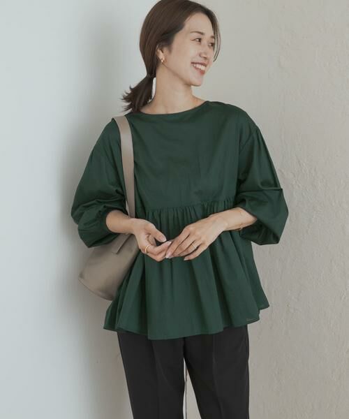 URBAN RESEARCH DOORS / アーバンリサーチ ドアーズ シャツ・ブラウス | コットンツイル2WAYギャザーブラウス | 詳細3