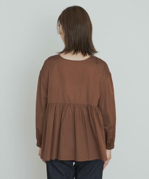 URBAN RESEARCH DOORS / アーバンリサーチ ドアーズ シャツ・ブラウス | コットンツイル2WAYギャザーブラウス | 詳細23