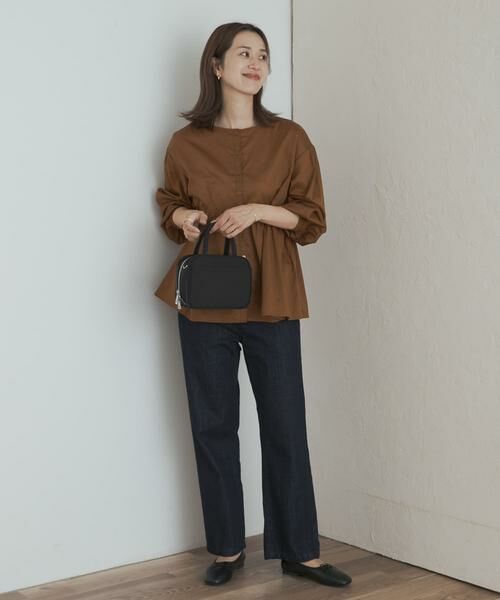 URBAN RESEARCH DOORS / アーバンリサーチ ドアーズ シャツ・ブラウス | コットンツイル2WAYギャザーブラウス | 詳細20