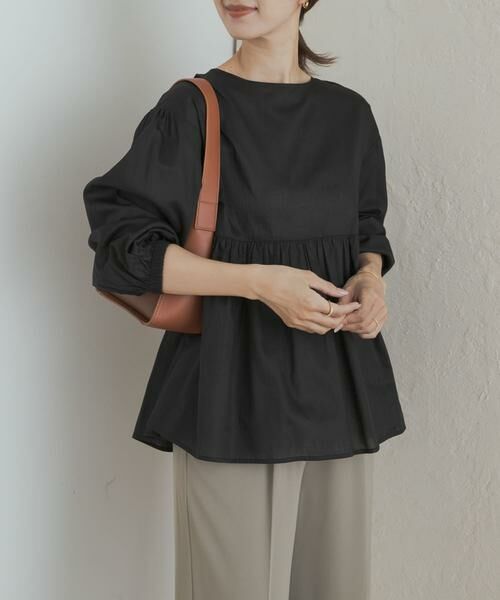 URBAN RESEARCH DOORS / アーバンリサーチ ドアーズ シャツ・ブラウス | コットンツイル2WAYギャザーブラウス | 詳細26