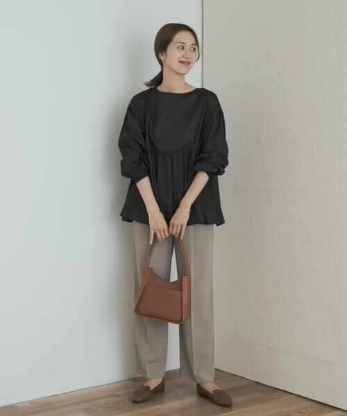 URBAN RESEARCH DOORS / アーバンリサーチ ドアーズ シャツ・ブラウス | コットンツイル2WAYギャザーブラウス | 詳細30