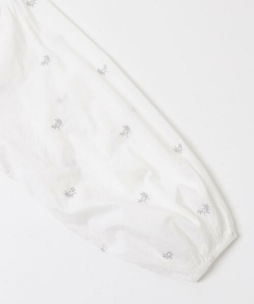 URBAN RESEARCH DOORS / アーバンリサーチ ドアーズ シャツ・ブラウス | リーフモチーフラメ刺繍ブラウス | 詳細9