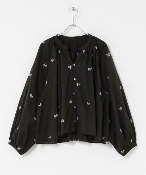 URBAN RESEARCH DOORS / アーバンリサーチ ドアーズ シャツ・ブラウス | リーフモチーフラメ刺繍ブラウス | 詳細20