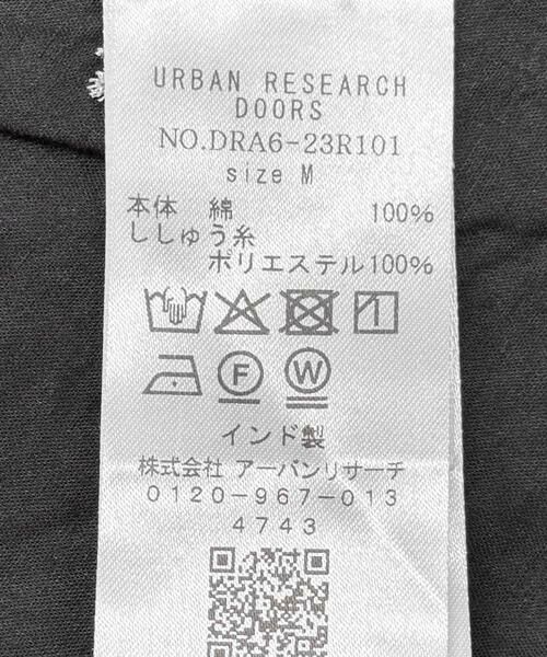 URBAN RESEARCH DOORS / アーバンリサーチ ドアーズ シャツ・ブラウス | リーフモチーフラメ刺繍ブラウス | 詳細24