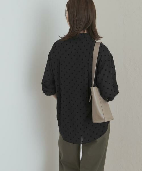 URBAN RESEARCH DOORS / アーバンリサーチ ドアーズ シャツ・ブラウス | フロッキードットシャツ | 詳細3