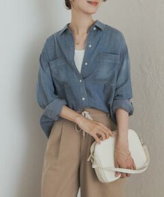 URBAN RESEARCH DOORS / アーバンリサーチ ドアーズ シャツ・ブラウス | シアーデニムシャツ