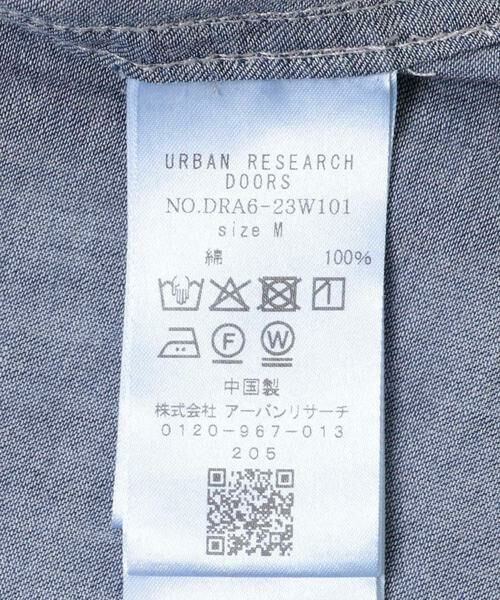 URBAN RESEARCH DOORS / アーバンリサーチ ドアーズ シャツ・ブラウス | シアーデニムシャツ | 詳細14