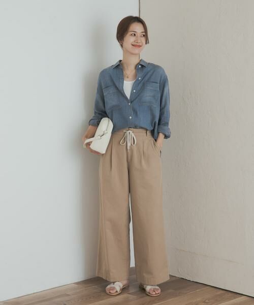 URBAN RESEARCH DOORS / アーバンリサーチ ドアーズ シャツ・ブラウス | シアーデニムシャツ | 詳細6