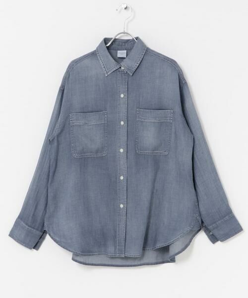 URBAN RESEARCH DOORS / アーバンリサーチ ドアーズ シャツ・ブラウス | シアーデニムシャツ | 詳細9