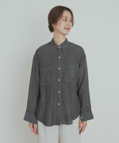 シアーデニムシャツ （シャツ・ブラウス）｜URBAN RESEARCH