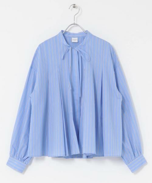 URBAN RESEARCH DOORS / アーバンリサーチ ドアーズ シャツ・ブラウス | ストライプリボンフレアブラウス | 詳細7