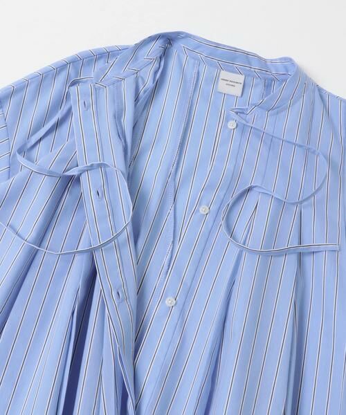 URBAN RESEARCH DOORS / アーバンリサーチ ドアーズ シャツ・ブラウス | ストライプリボンフレアブラウス | 詳細8