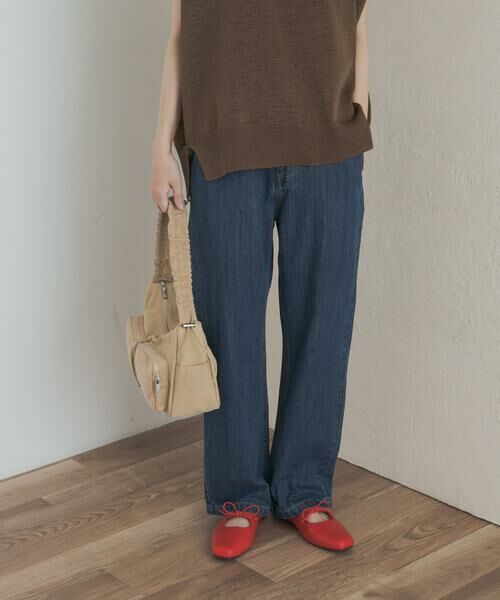 URBAN RESEARCH DOORS / アーバンリサーチ ドアーズ デニムパンツ | 『3サイズ展開』デニムワイドパンツ | 詳細1