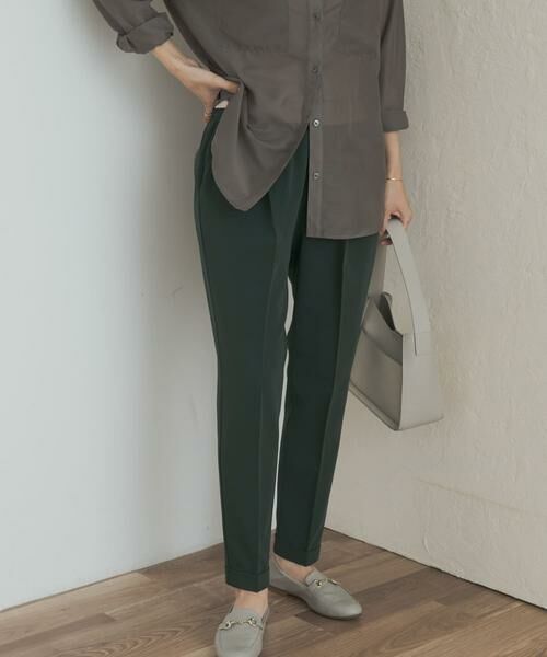 URBAN RESEARCH DOORS/アーバンリサーチ ドアーズ 『3サイズ展開』ストレッチテーパードイージーパンツ グリーン XS URBAN RESEARCH DOORS/アーバンリサーチ ドアーズ 『3サイズ展開』ストレッチテーパードイージーパンツ グリーン XS