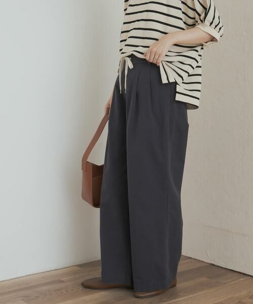 URBAN RESEARCH DOORS / アーバンリサーチ ドアーズ その他パンツ | ドロストタックイージーパンツ | 詳細3