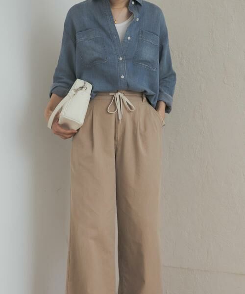 URBAN RESEARCH DOORS / アーバンリサーチ ドアーズ その他パンツ | ドロストタックイージーパンツ | 詳細19