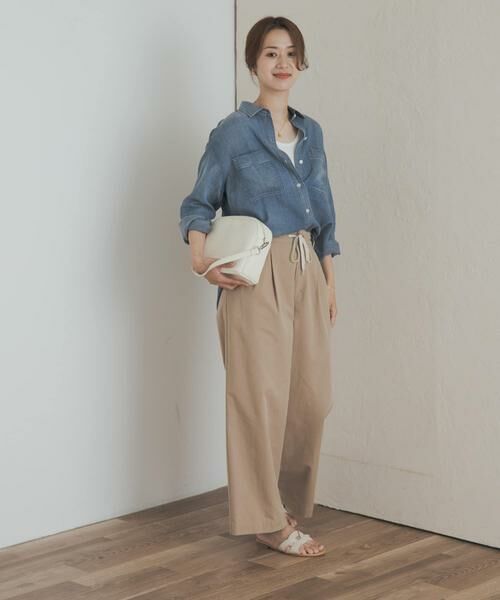 URBAN RESEARCH DOORS / アーバンリサーチ ドアーズ その他パンツ | ドロストタックイージーパンツ | 詳細21