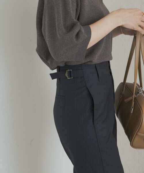 URBAN RESEARCH DOORS / アーバンリサーチ ドアーズ その他パンツ | サイドベルトストレートパンツ | 詳細5