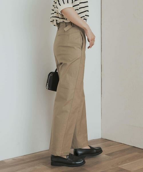 URBAN RESEARCH DOORS / アーバンリサーチ ドアーズ その他パンツ | サイドベルトストレートパンツ | 詳細18