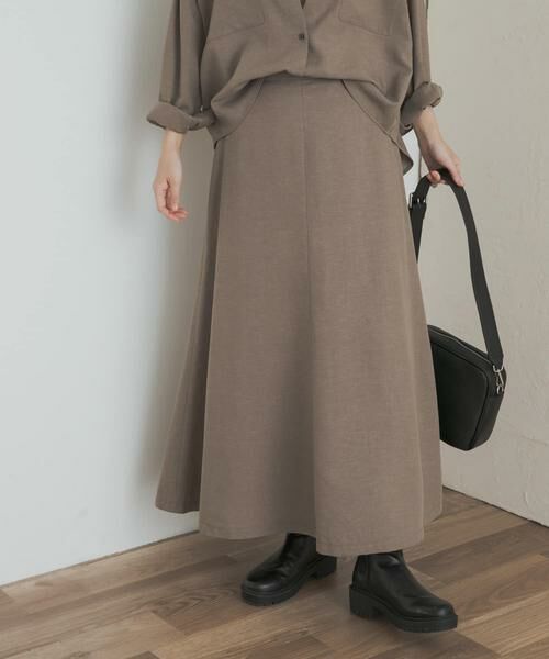 URBAN RESEARCH DOORS / アーバンリサーチ ドアーズ スカート | 『セットアップ対応』 フレアスカート | 詳細14