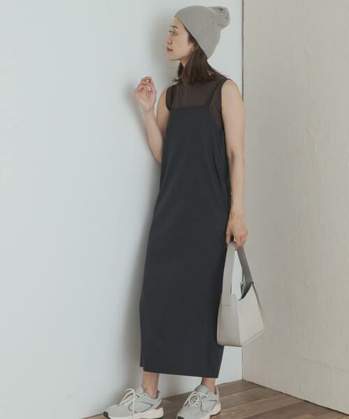 URBAN RESEARCH DOORS / アーバンリサーチ ドアーズ ワンピース | バックVストレートキャミワンピース | 詳細3