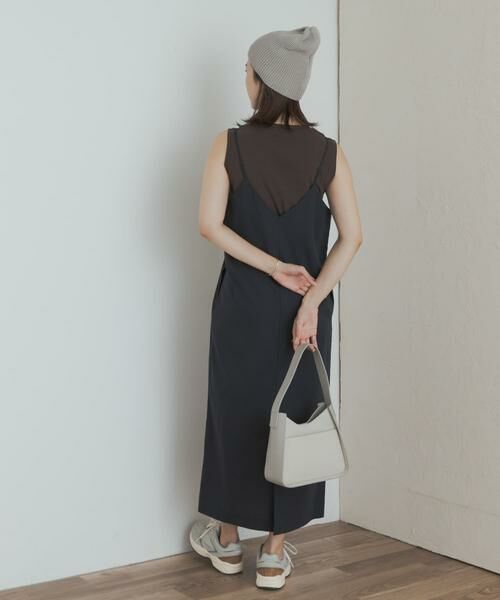 URBAN RESEARCH DOORS / アーバンリサーチ ドアーズ ワンピース | バックVストレートキャミワンピース | 詳細4