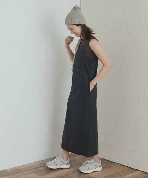 URBAN RESEARCH DOORS / アーバンリサーチ ドアーズ ワンピース | バックVストレートキャミワンピース | 詳細7