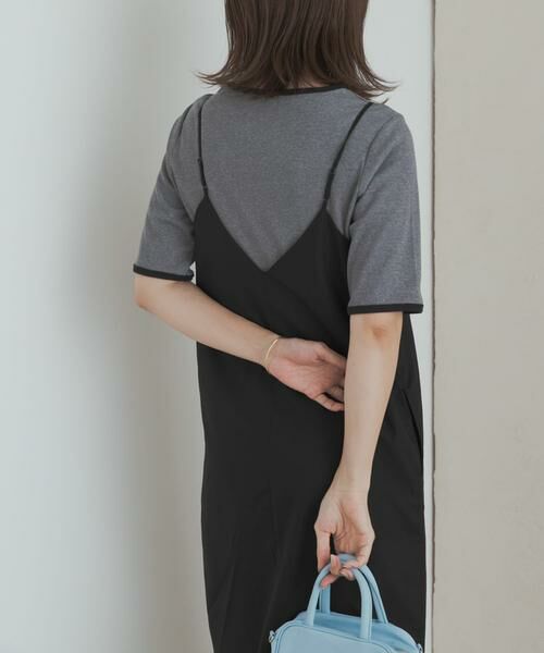 URBAN RESEARCH DOORS / アーバンリサーチ ドアーズ ワンピース | バックVストレートキャミワンピース | 詳細16