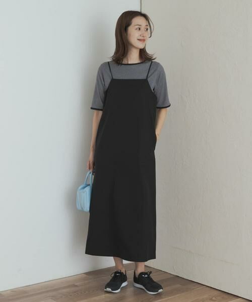 URBAN RESEARCH DOORS / アーバンリサーチ ドアーズ ワンピース | バックVストレートキャミワンピース | 詳細20