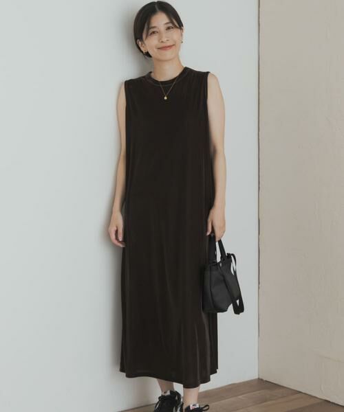 URBAN RESEARCH DOORS / アーバンリサーチ ドアーズ ワンピース | シアーベロアワンピース | 詳細1