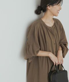 URBAN RESEARCH DOORS / アーバンリサーチ ドアーズ ワンピース | エンブロイダリーギャザーワンピース