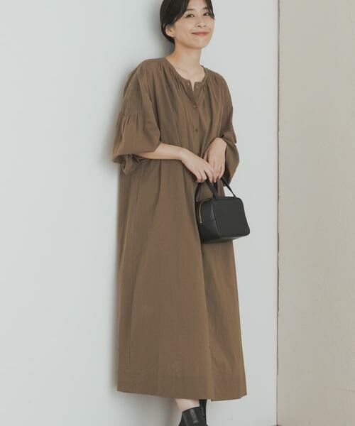 URBAN RESEARCH DOORS / アーバンリサーチ ドアーズ ワンピース | エンブロイダリーギャザーワンピース | 詳細4