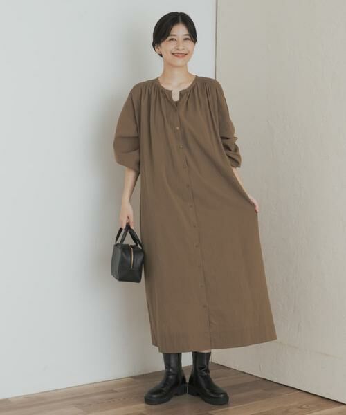 URBAN RESEARCH DOORS / アーバンリサーチ ドアーズ ワンピース | エンブロイダリーギャザーワンピース | 詳細5