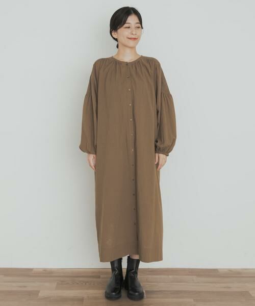 URBAN RESEARCH DOORS / アーバンリサーチ ドアーズ ワンピース | エンブロイダリーギャザーワンピース | 詳細8